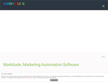 Tablet Screenshot of markitude.com